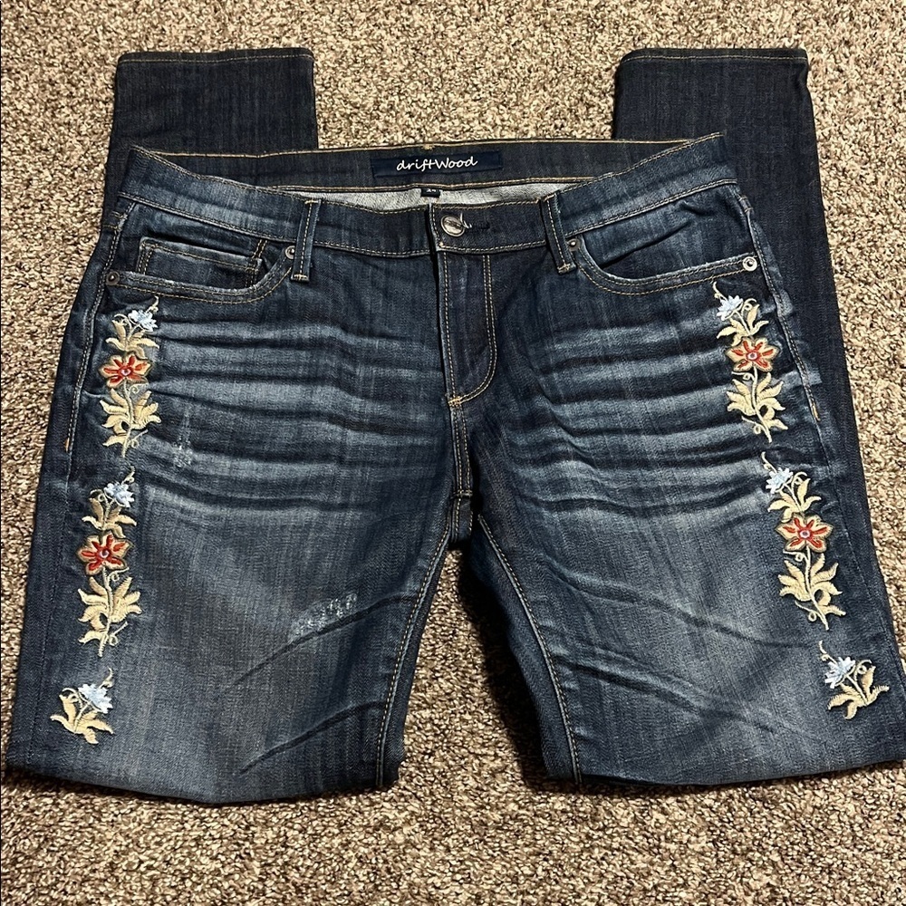 DRIFTWOOD embellished skinny jeans - Picture 2 of 4